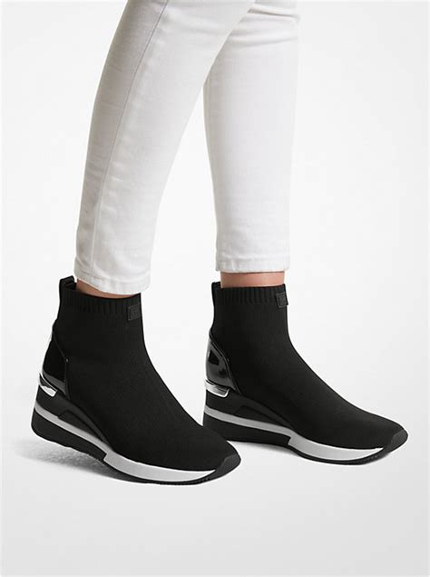 michael kors welly socks|Skyler Stretch Knit Sock Boot .